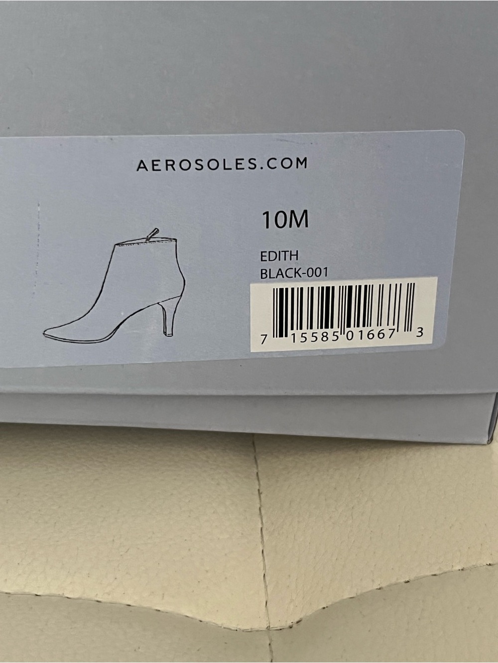 AEROSOLES Black Pointed Kitten Heel Ankle Booties - Picture 7 of 8